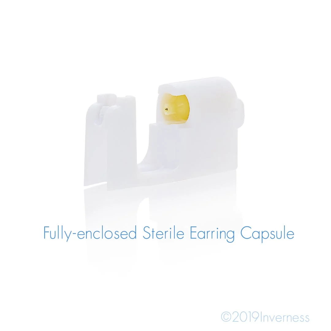 Fully Enclosed Sterile Earring Capsule