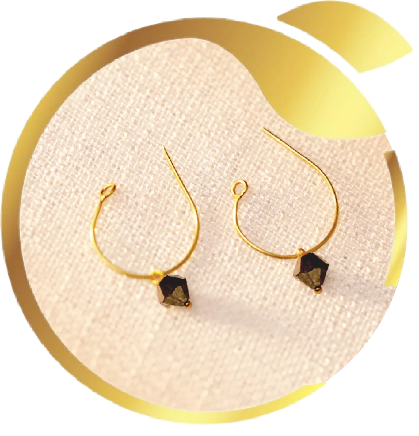 SHARP DANGLING medicinal earrings for baby ear piercing