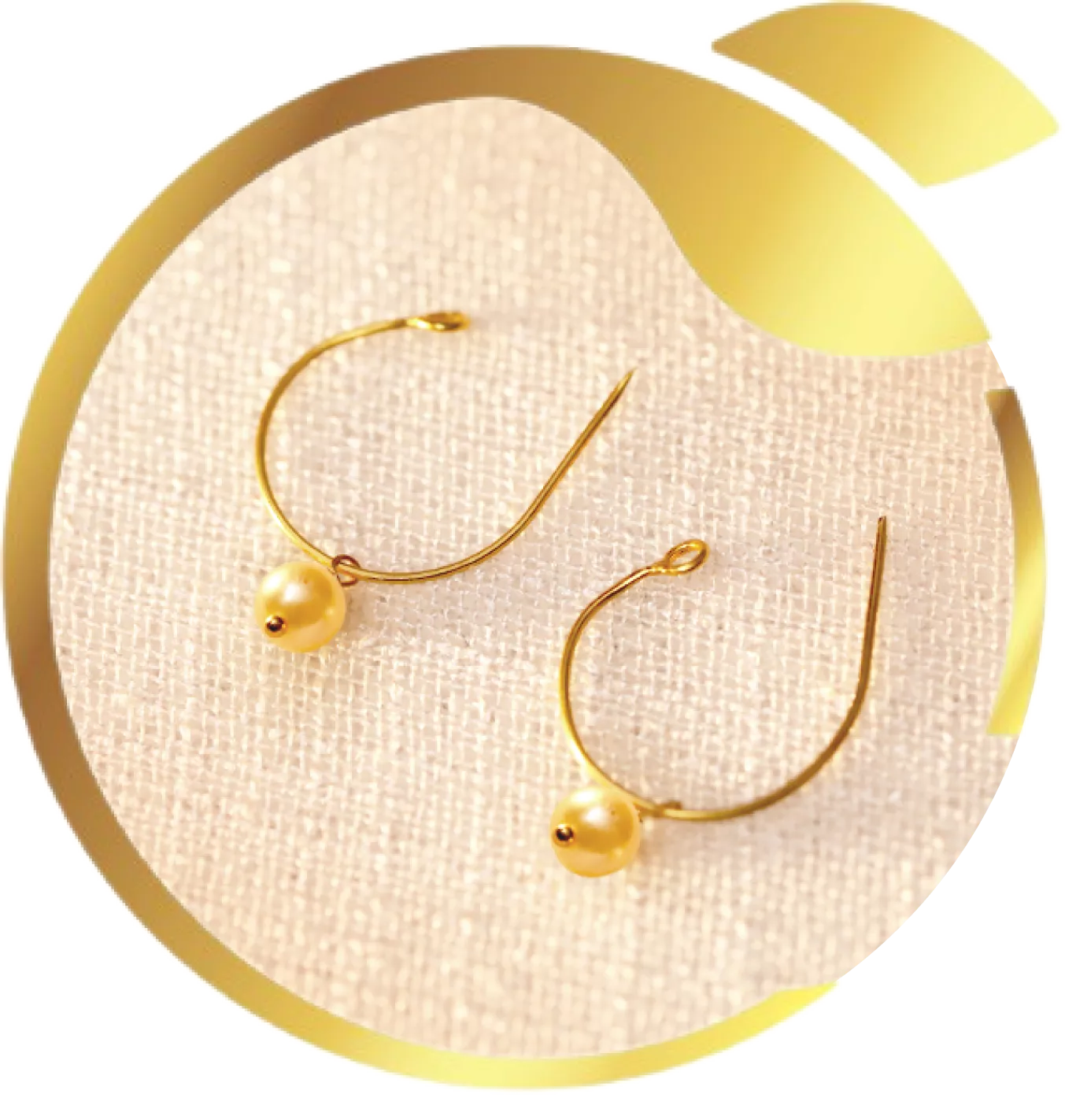 IMMACULATE DANGLING medicinal earrings for baby ear piercing