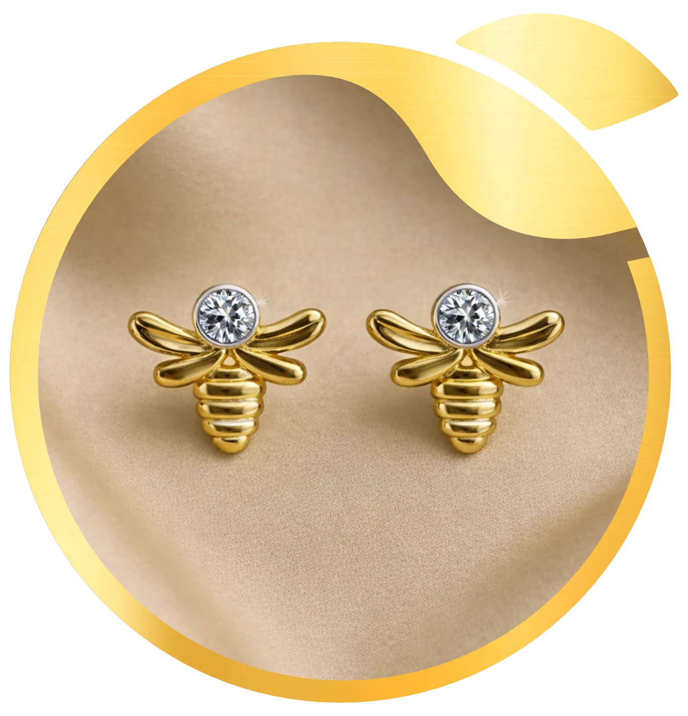 Buzy Bee medicinal earrings for baby ear piercing