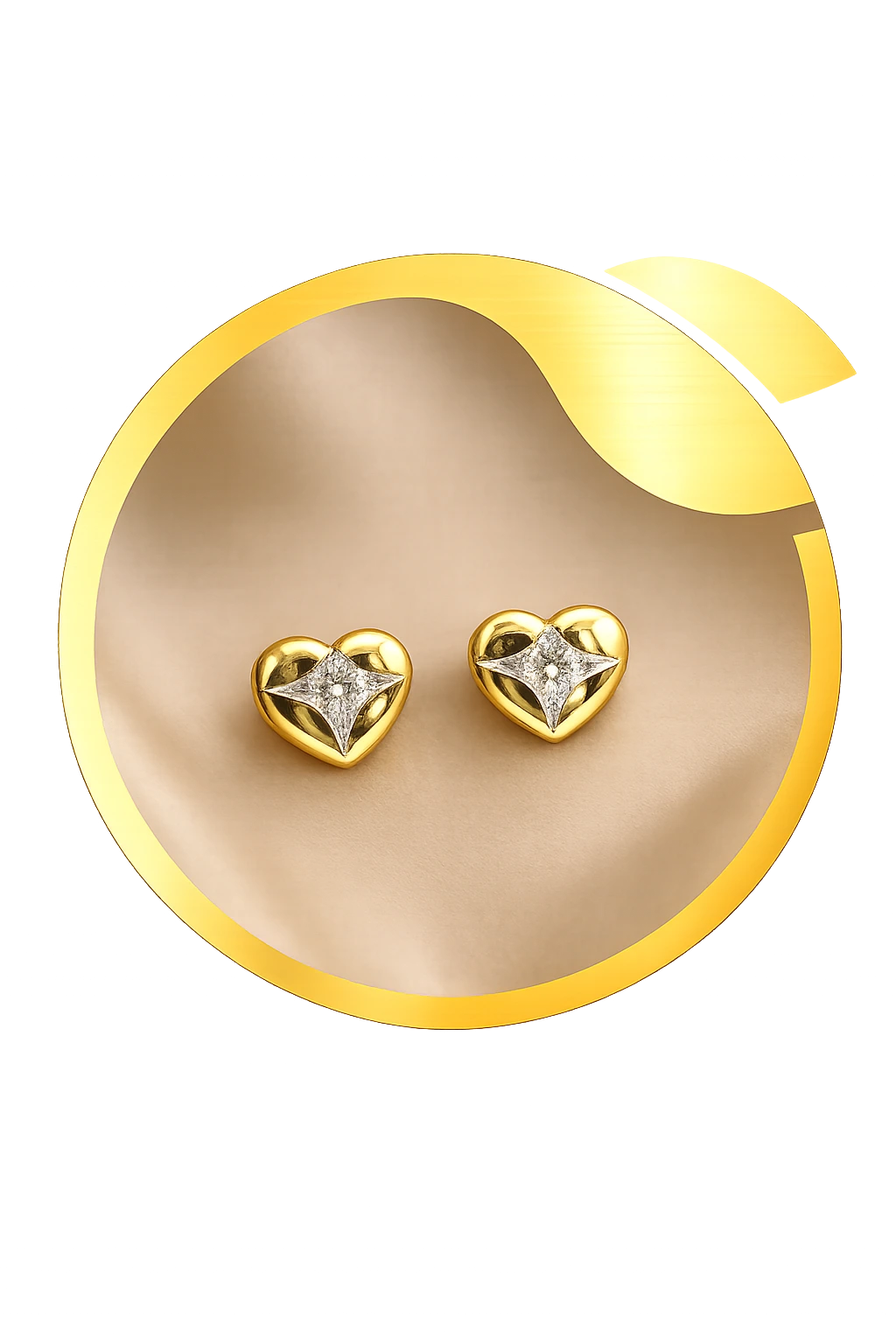 Little Hearts medicinal earrings for baby ear piercing